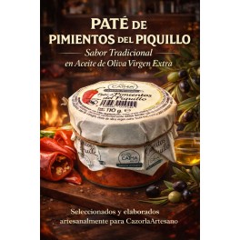 Paté de Pimientos del Piquillo – CazorlaArtesano